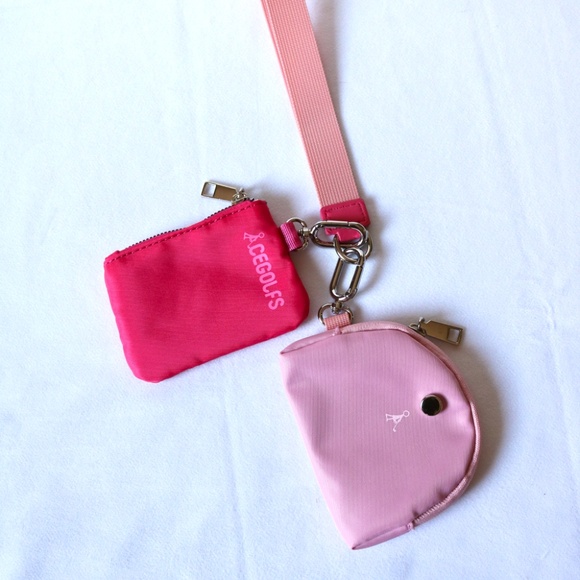 Cegolfs Dual Pouch Wristlet Lanyard Wallet Water Repellant Golf Beach - Picture 5 of 7